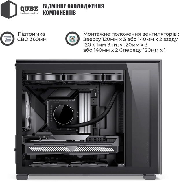 Корпус Jonsbo D31 MESH Black - зображення 3