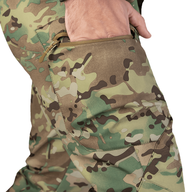 Штаны тактические полевые износостойкие штаны для силовых структур (XL) Multicam (OPT-35551) - изображение 2