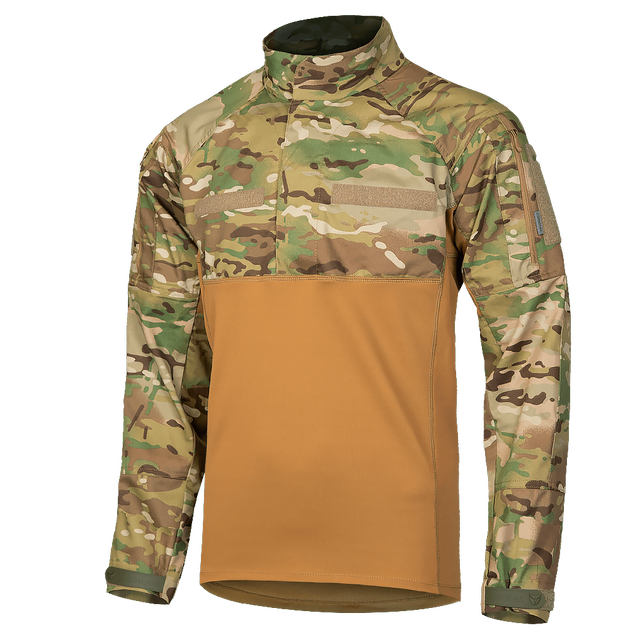 Рубашка тактическая полевая износостойкая летне-весенняя рубашка KOMBAT XXXL Multicam/Койот (OPT-30181) - изображение 1