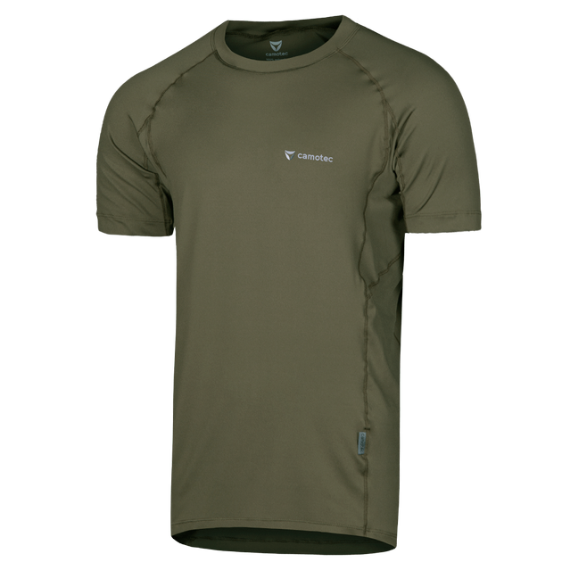 Футболка мужская тактическая полевая повседневная футболка для спецсужб (L) Олива (OPT-9331) - изображение 1