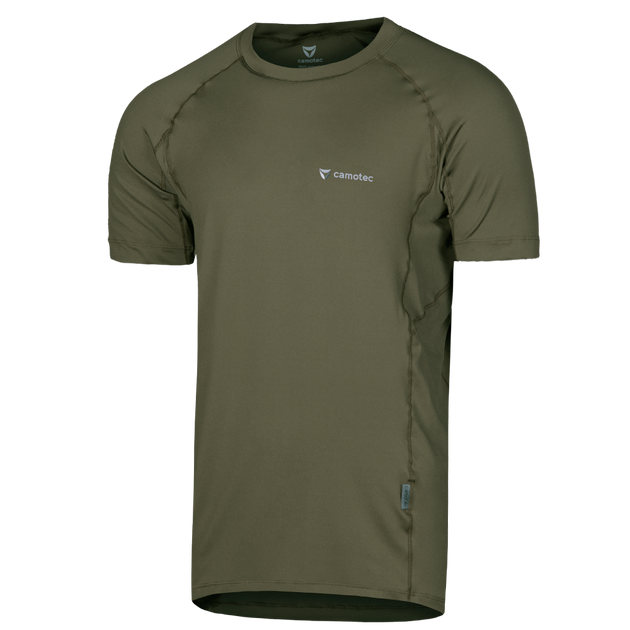 Футболка мужская тактическая полевая повседневная футболка для спецсужб (S) Олива (OPT-9331) - изображение 1