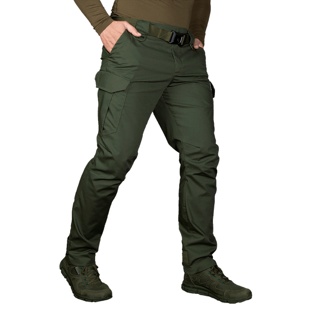 Штаны тактические полевые износостойкие штаны для силовых структур (M) Олива (OPT-28081) - изображение 2