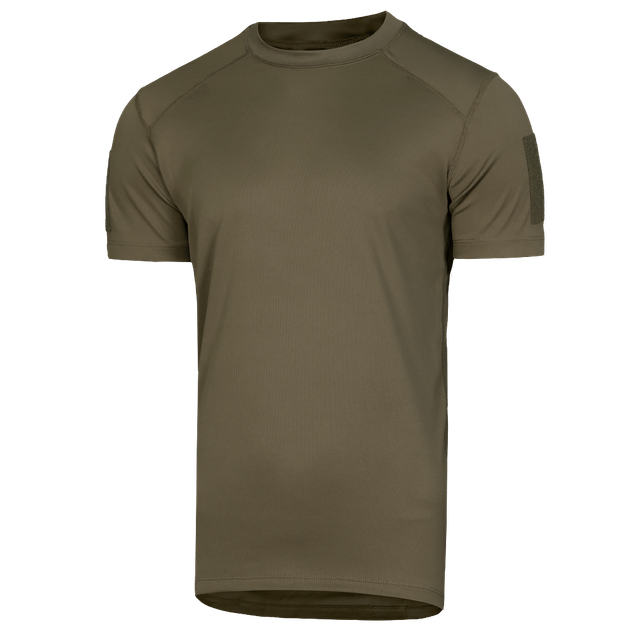Футболка чоловіча тактична польова повсякденна футболка для спецсужб (XXL) Олива (OPT-6561) - зображення 1
