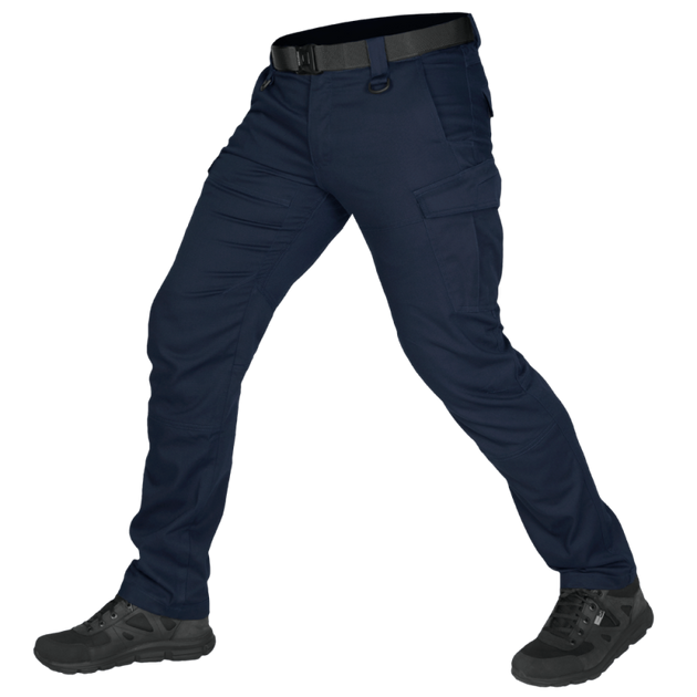 Штаны тактические мужские износостойкие походные штаны для силовых структур KOMBAT M Синий (OPT-27181) - изображение 1