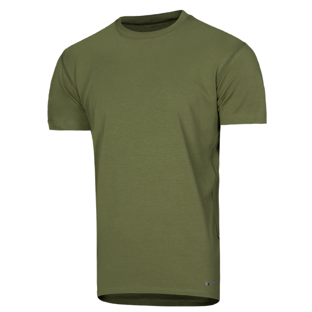 Футболка чоловіча тактична польова повсякденна футболка для спецсужб L Зелений (OPT-7181) - зображення 1