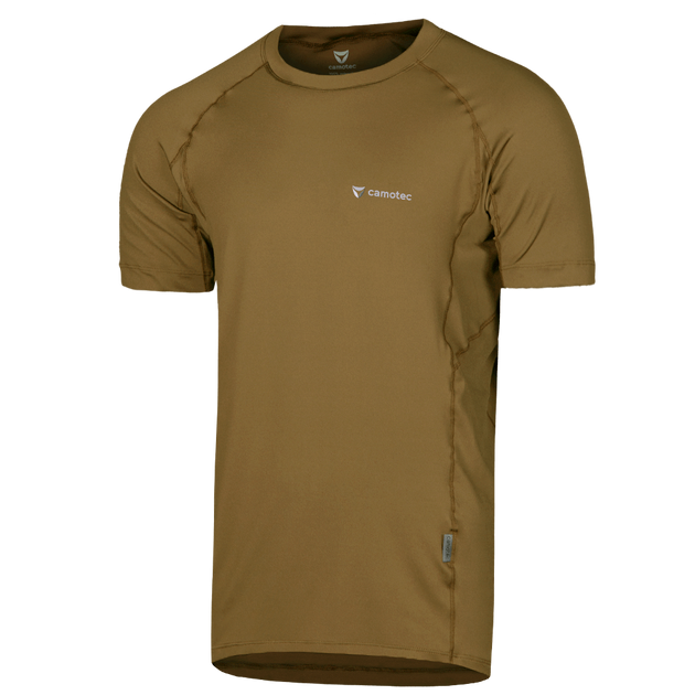 Футболка мужская тактическая полевая повседневная футболка для спецсужб (XXL) Койот (OPT-9331) - изображение 1