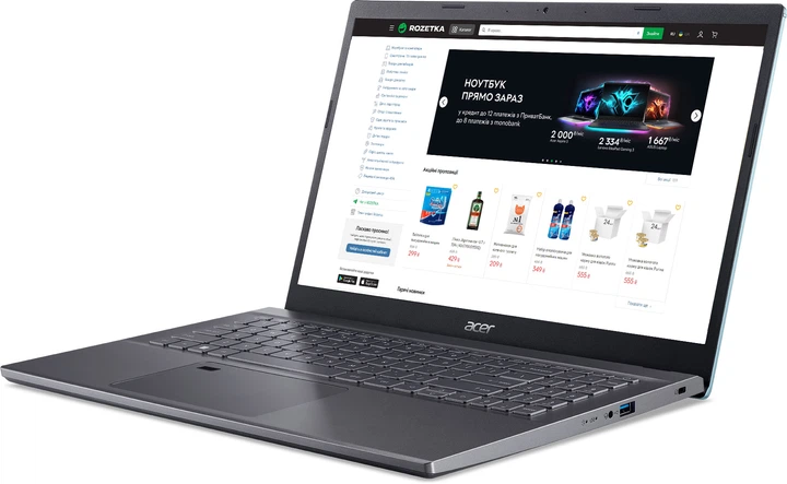 Ноутбук Acer Aspire 5 A515-57-7674 (NX.KN4EU.00F) Steel Gray