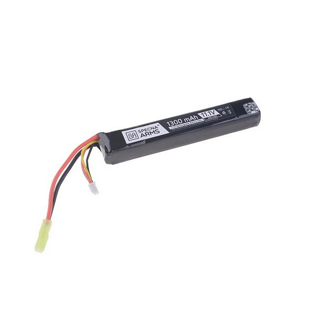 Акумулятор Specna Arms LiPo 11,1V 1300mAh 20/40C - зображення 1