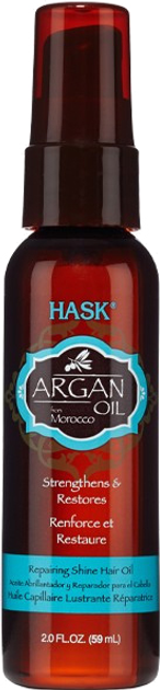 Olejek do włosów Hask Argan Oil Repairing Shine Oil 59 ml (71164313169) - obraz 1