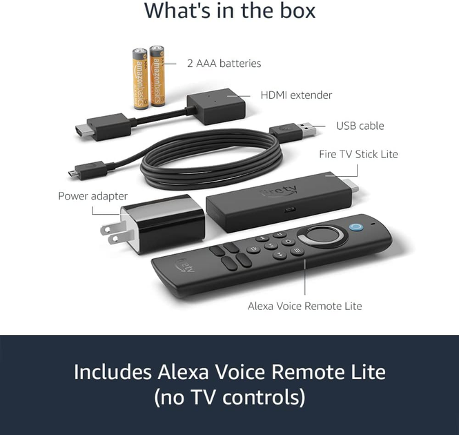 Amazon Fire TV Stick Lite 2022 Black (B091G4YP57) - obraz 3