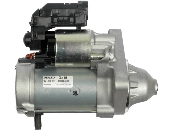 Стартер оригинал Denso 12V 1.0kW 9 зубов для Toyota Auris, Yaris 1.4 D-4D, ОЕ 428000-6190 DENSO (S6039DENSO) - изображение 4