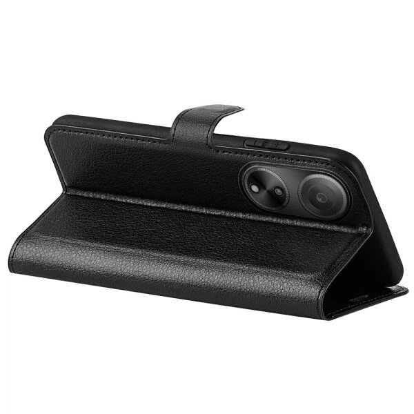 Классический чехол-книжка Deexe Book Type для OPPO A98 - Black - изображение 4