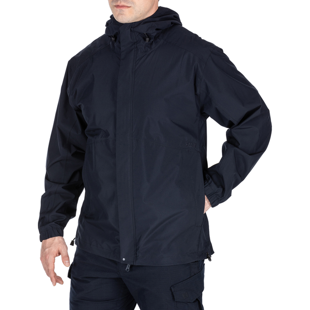 Куртка штормова 5.11 Tactical Duty Rain Shell Dark Navy 3XL (48353-724) - зображення 2