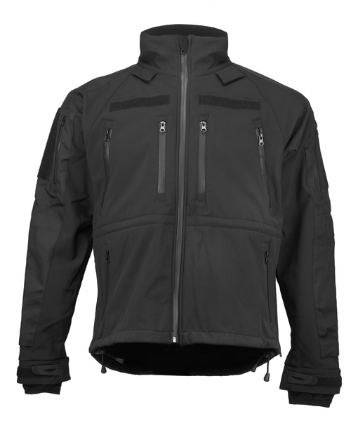 Куртка демісезонна Sturm Mil-Tec Softshell Plus Black 2XL (10859002) - изображение 1