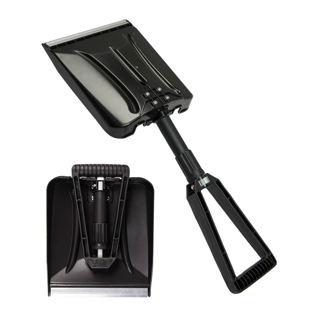 Лопата складана Sturm Mil-Tec ABS Foldable Snow Shovel Black (15526300) - зображення 2