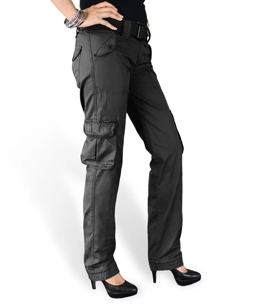 Штани військові Surplus Raw Vintage SURPLUS LADIES PREMIUM TROUSERS SLIMMY Black 38 (33-3588-03) - изображение 4