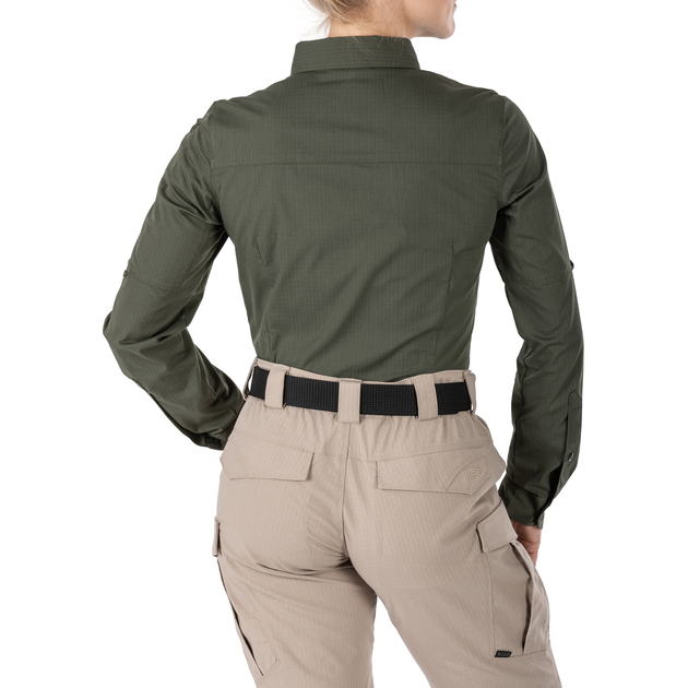 Сорочка тактична 5.11 Tactical Women's Stryke Long Sleeve Shirt TDU Green M (62404-190) - зображення 2