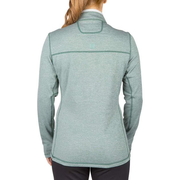 Термореглан жіночий 5.11 Tactical Women's Glacier Half Zip Jade L (62005-215) - зображення 2