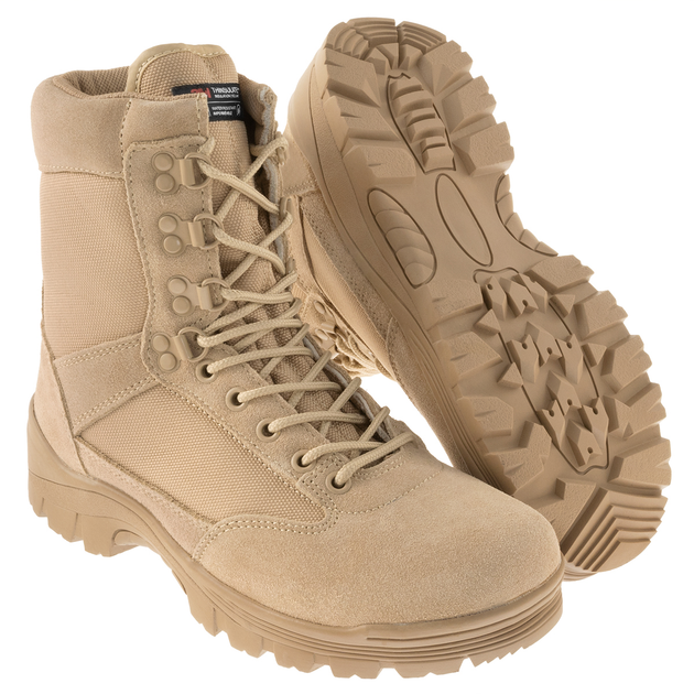 Черевики тактичні Sturm Mil-Tec Tactical Boots with YKK Zipper Khaki 10 US/EU 43 (12822104) - зображення 1