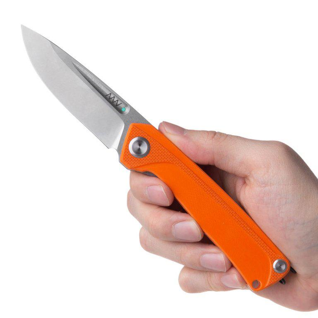 Ніж складний ANV Knives Z200 (Liner lock G10 Plain edge) Orange (ANVZ200-011) - изображение 1