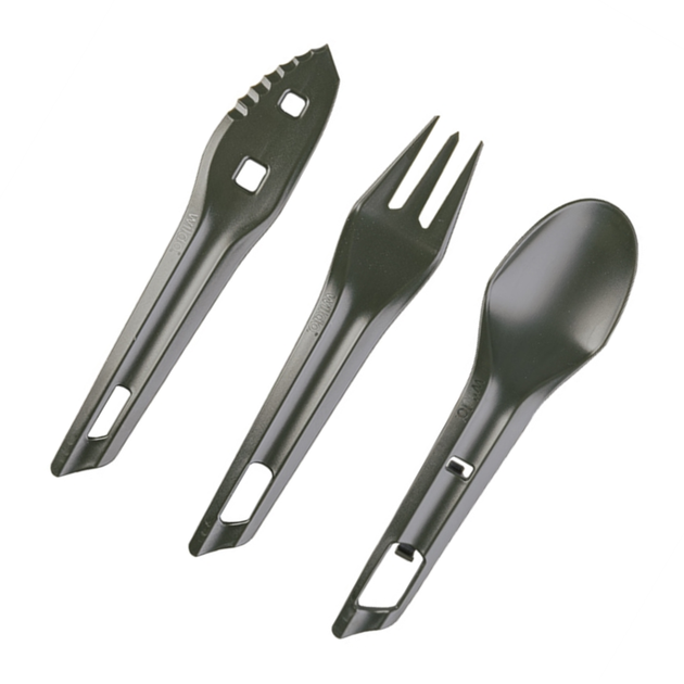 Набір столовий Wildo THE OCYs Sturm Mil-Tec Outdoor Cutlery Set Olive (14627101) - Фото 4 Набір столовий Wildo THE OCYs Sturm Mil-Tec Outdoor Cutlery Set Olive (14627101) - изображение 4