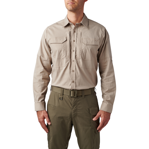 Сорочка тактична 5.11 Tactical ABR Pro Long Sleeve Shirt Khaki 2XL (72543-055) - зображення 1
