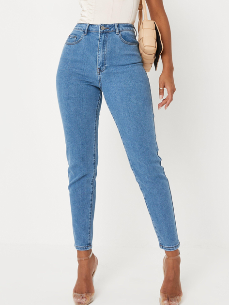 Джинсы Slim Fit женские Missguided G1806520 40S Синие (DN5059380344827 ...