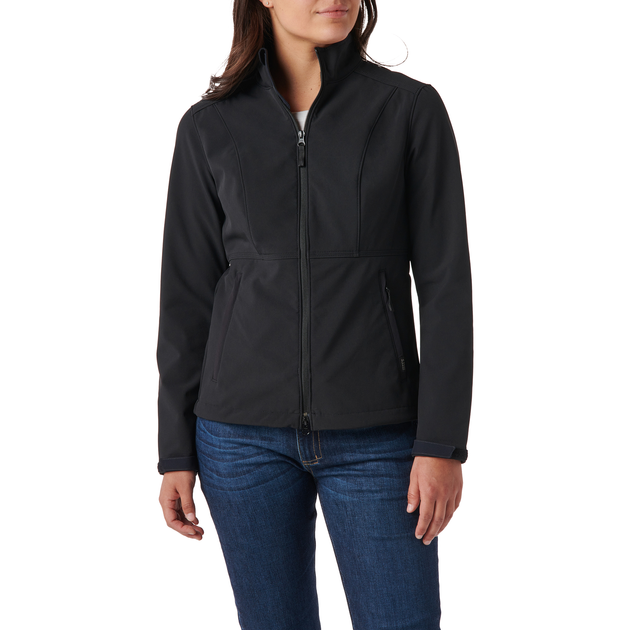 Куртка 5.11 Tactical Women's Leone Softshell Jacket Black L (38084-019) - зображення 1