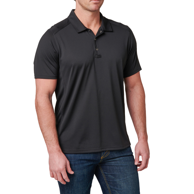 Футболка поло 5.11 Tactical Paramount Short Sleeve Polo 2.0 Black 2XL (41284-019) - зображення 1