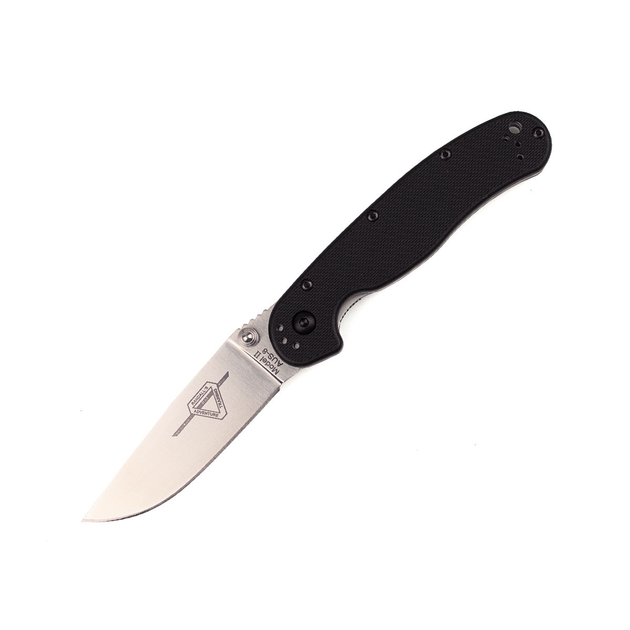 Ніж складний Ontario Knife Company RAT II Folder Satin Black (8860) - зображення 1