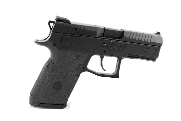 Накладка на пистолетную рукоять TalonGrips T-Rex (CZ P-07 Large Backstrap) Talon Grips Black (071-rubber) - изображение 2