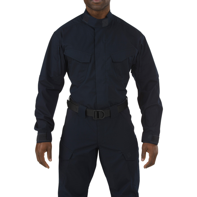 Рубашка тактическая 5.11 Tactical STRYKE TDU LONG SLEEVE SHIRT Dark Navy 3XL (72416-724) - изображение 1