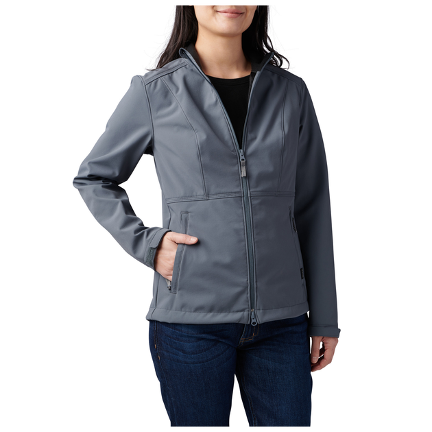 Куртка тактична 5.11 Tactical Women's Leone Softshell Jacket Turbulence M (38084-545) - зображення 2