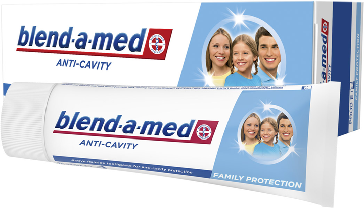 Pasta do zębów Blend-a-med Ochrona przed próchnicą dla całej rodziny 75 ml (8006540947340) - obraz 1