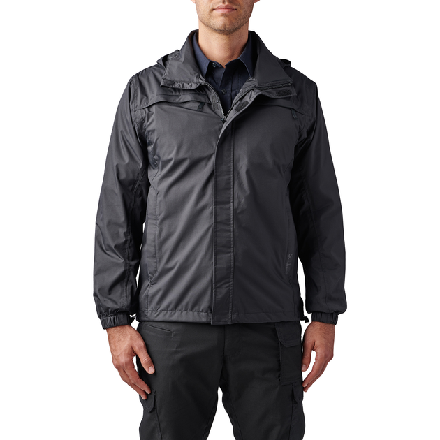 Куртка штормова 5.11 Tactical TacDry Rain Shell 2.0 Black XS (48372-019) - зображення 1