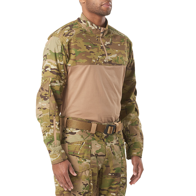 Рубашка тактическая под бронежилет 5.11 Tactical XPRT Rapid Shirt Multicam 2XL (72094) - изображение 2