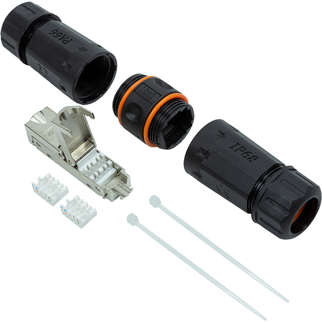 Переходник PowerPlant RJ45 для UTP CAT6A IP68 (TV992133) – фото, отзывы ...