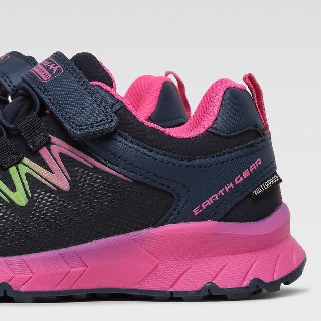 Дитячі кросівки для дівчинки Sprandi Earth Gear CP86-22753(IV)DZ 34 Сині з рожевим (5904862539768) - зображення 2