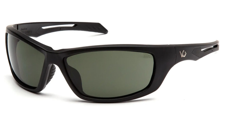 Захисні окуляри Venture Gear Tactical Howitzer Black (forest grey) Anti-Fog, чорно-зелені у чорній оправі - зображення 2