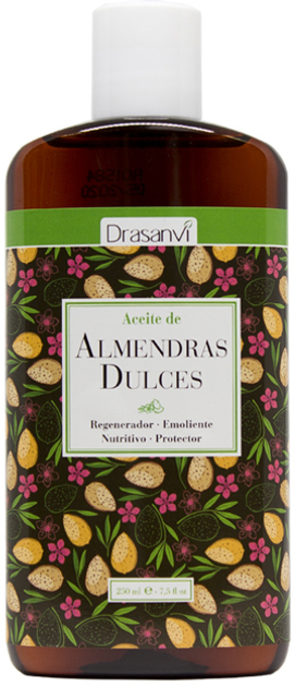 Olej ze słodkich migdałów do ciała i włosów Drasanvi Aceite Almendras 250 ml (8436044511707) - obraz 1