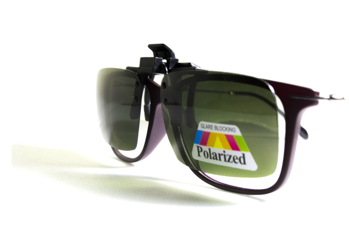 Полярізаційна накладка на окуляри (чорна) - изображение 1