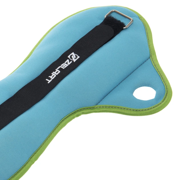 Утяжелители манжеты для рук Zelart Fit 1965-3 2 шт по 1,5 кг Light Blue-Green - Фото 3 Утяжелители манжеты для рук Zelart Fit 1965-3 2 шт по 1,5 кг Light Blue-Green - изображение 3