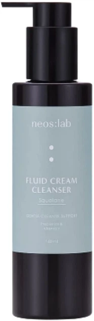 Молочко для очищення шкіри обличчя зі скваланом Neos:lab Fluid Cream Cleanser Squalane 160 мл (8809508851327) - зображення 2