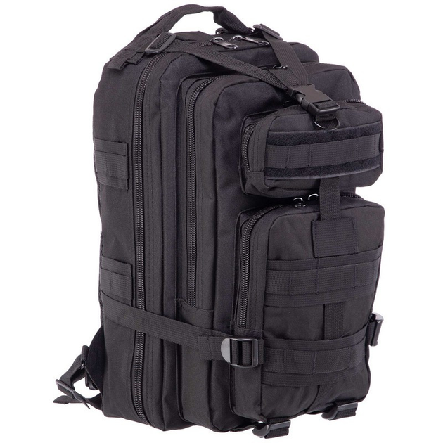 Рюкзак тактический штурмовой рейдовый SP-Sport Heroe 5502 объем 15 литров Black - изображение 1