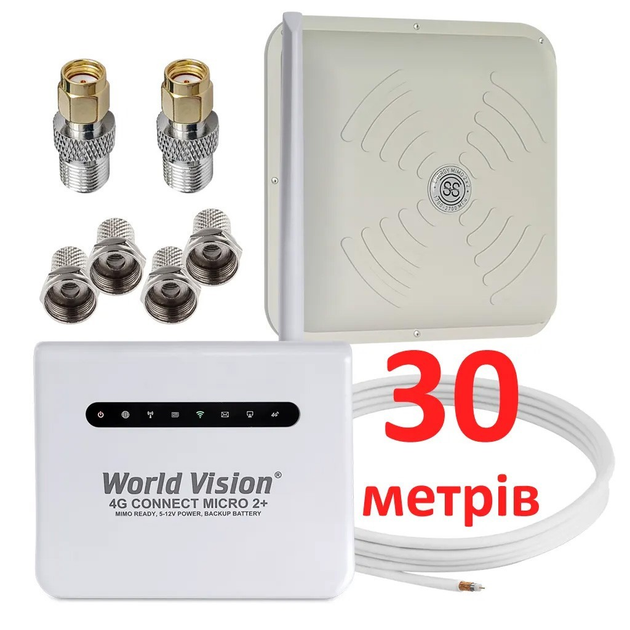 Комплект для 4G інтернету Wi-Fi роутер 4G MICRO 2+ з акумулятором ...