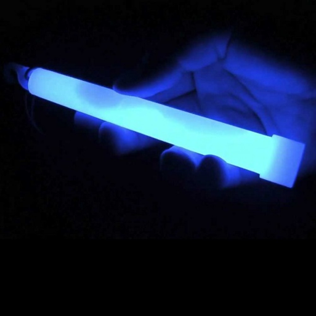 Хімічне джерело світла Lightstick 15 см аварійне світло ХДС синій - зображення 1