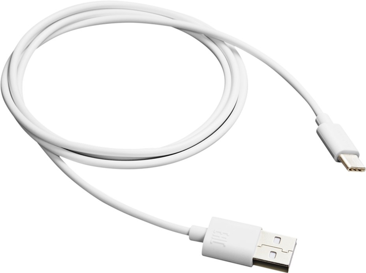 Кабель Canyon UC-1 USB - USB-C 5 Вт 1 м White (CNE-USBC1W) - зображення 1