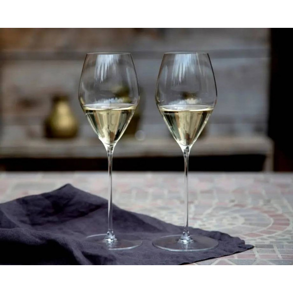 Набор бокалов для белого вина Sauvignon Blanc Riedel Veloce 2 шт, 347 мл прозрачный (6330/33) - Фото 3 Набор бокалов для белого вина Sauvignon Blanc Riedel Veloce 2 шт, 347 мл прозрачный (6330/33) - изображение 3