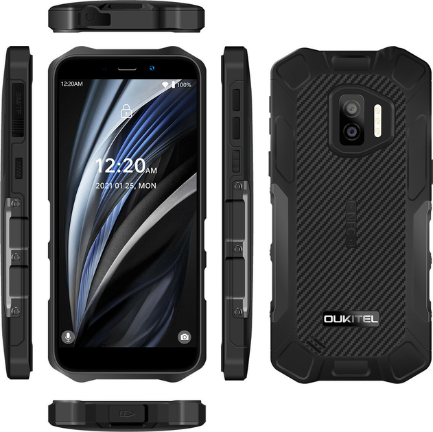 Мобільний телефон Oukitel WP12 Pro 4/64GB NFC Black (6931940701631) - зображення 4