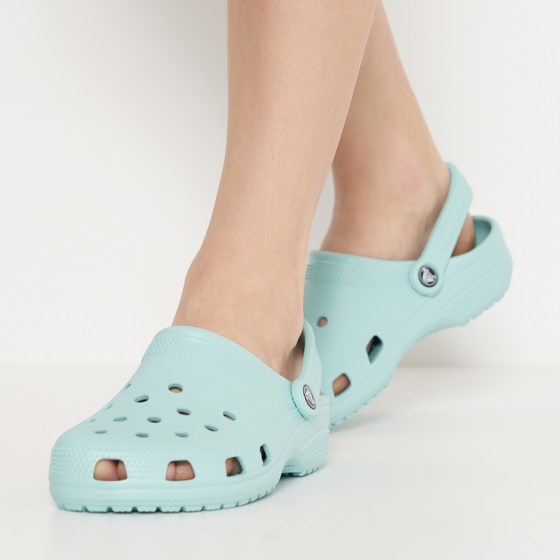 Chodaki damskie Crocs Classic CR10001-PUWA 39-40 (M7/W9) 25 cm Błękitne (191448903029) - obraz 7